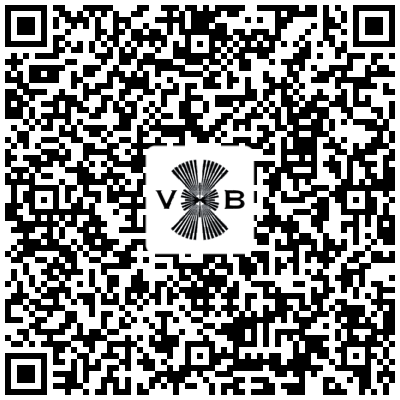 QR code containing contact information for Victoria Baran.
